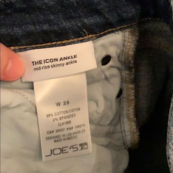 Joe's Jeans "The Icon Edge" mid rise skinny ankle - Picture 5 of 5